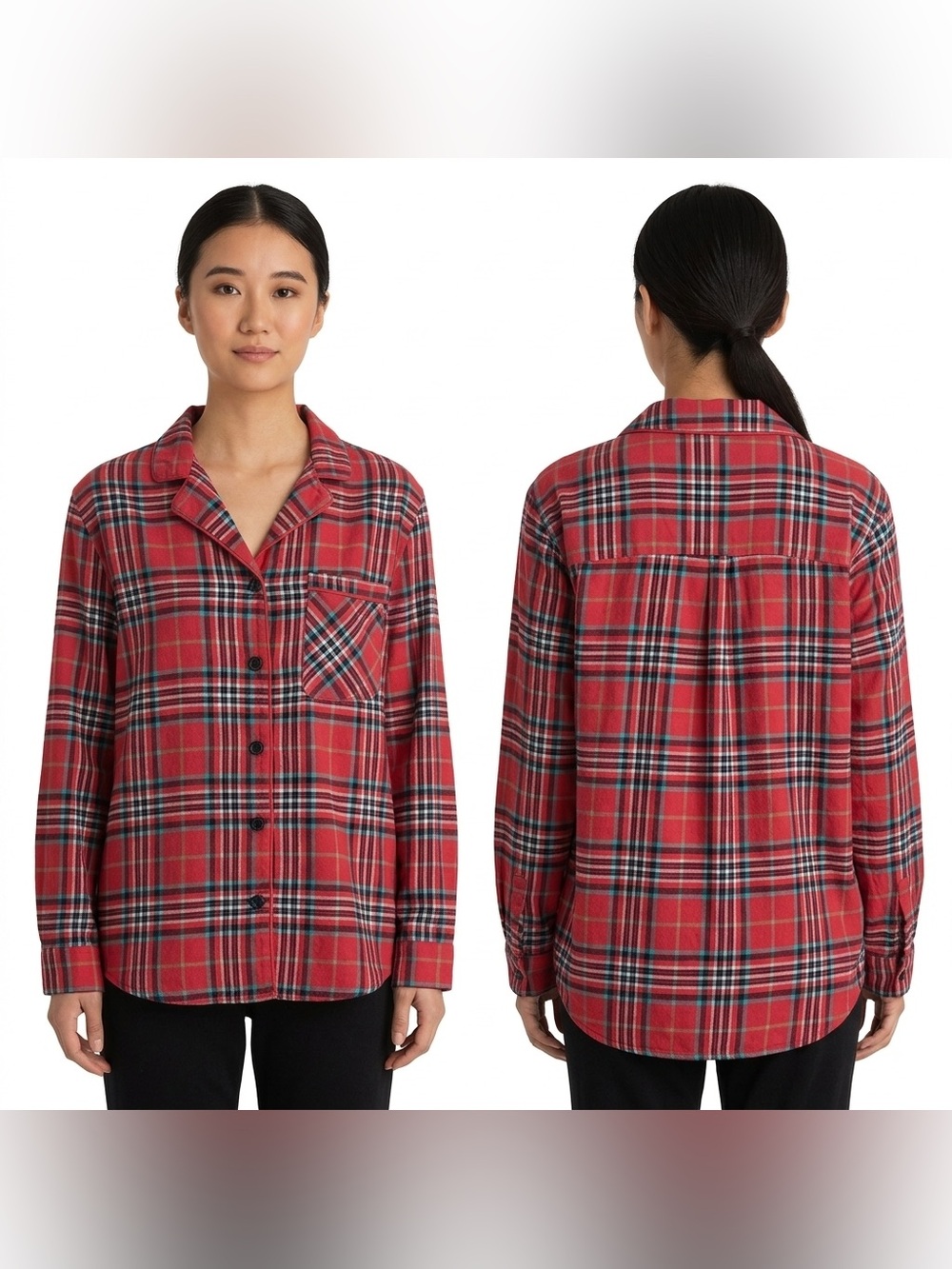 Wondershop at Target Red Plaid Flannel Pajama Top Size M